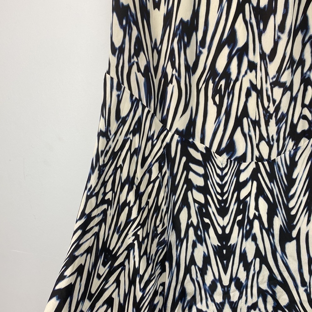 Anthro • Leifsdottir Inked Antonia Silk High Low Skirt - Picture 6 of 14